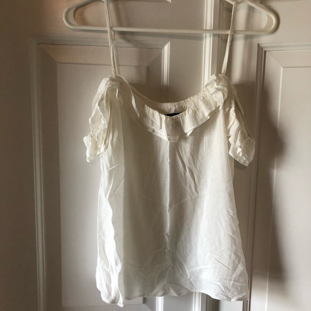 Top Shop off shoulder shirt